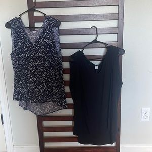 Old navy blouses (you get both) 🤯